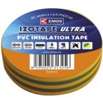 Emos F61515 páska izolační PVC 15 mm x 10 m zeleno-žlutá – Hledejceny.cz