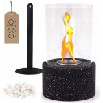 EstiloHome Volně stojící biokrb 16 x 24 x 16 cm černý – Zboží Dáma