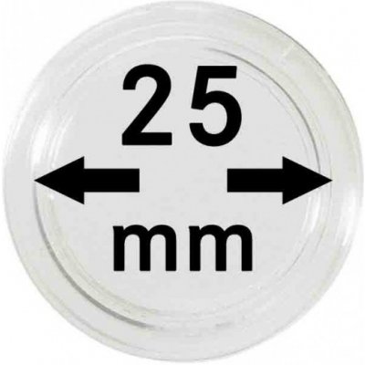 Lindner Kapsle na mince 25 mm – Zboží Dáma