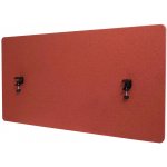 Design-Shop Akustický panel na stůl HWC-G75 dvoustěnná látka/textil 60 x 120 cm hnědá – Zboží Dáma