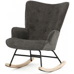Autronic Houpací křeslo šedá látka AK-373 GREY2 – Sleviste.cz