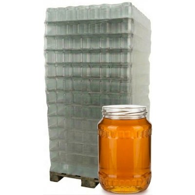 Zavarovacisklo.cz Zavařovací sklenice FACETA čirá TO 82 PALETA 2016ks x 720ml – Zboží Mobilmania