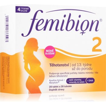 Femibion Femibion 2 Těhotenství doplněk stravy pro těhotné ženy 28 tablet