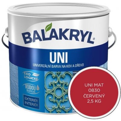 Balakryl Uni mat 2,5 kg Červený – Zboží Mobilmania