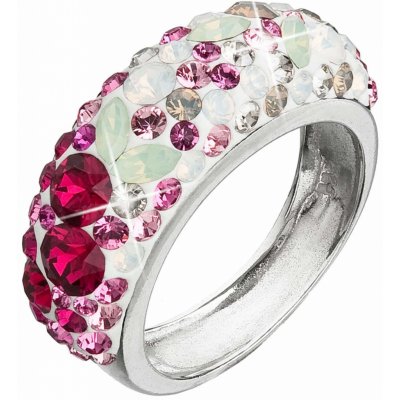 Jewelry by Bohemia Stříbrný prsten s krystaly Swarovski Sweet Love 35031.3 – Zboží Mobilmania