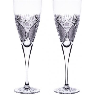 Bohemia Crystal Přátelská souprava Fiona na víno. Brus Paříž 270 ml