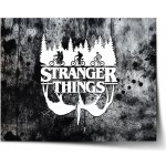 Sablio Plakát Stranger Things White - 120x80 cm – Zboží Dáma