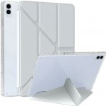 Vsechnonamobil 128737 CRYSTAL Zaklápěcí obal pro Samsung Galaxy Tab S11 Ultra světle šedý – Zboží Živě