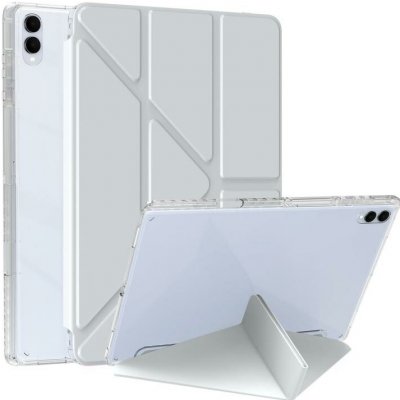 Vsechnonamobil 128737 CRYSTAL Zaklápěcí obal pro Samsung Galaxy Tab S11 Ultra světle šedý – Zboží Živě