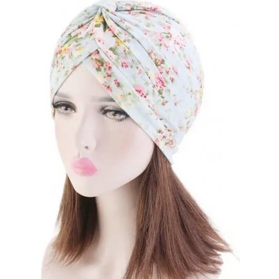 Turban se vzorem modrý – Zboží Mobilmania