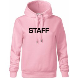 Staff Oversized mikina dámská Moon kratší + širší Růžová