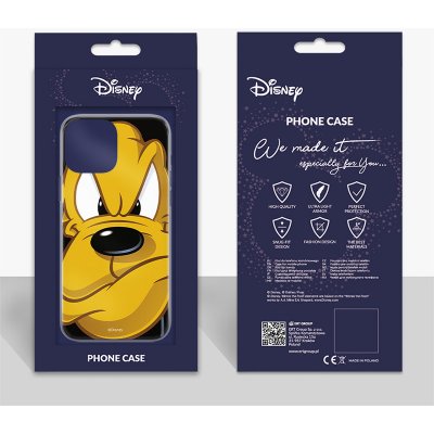 Pouzdro AppleMix DISNEY Apple iPhone X / Xs - pes Pluto - gumové - černé – Zboží Mobilmania