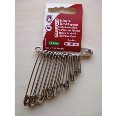 Špendlíky zavírací stříbrné – Zboží Dáma