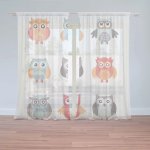 Záclony Sovy: 2 ks - 150x250 cm - Sablio – Hledejceny.cz