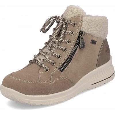 Rieker dámská kotníková obuv L7701-24 béžová – Zboží Mobilmania