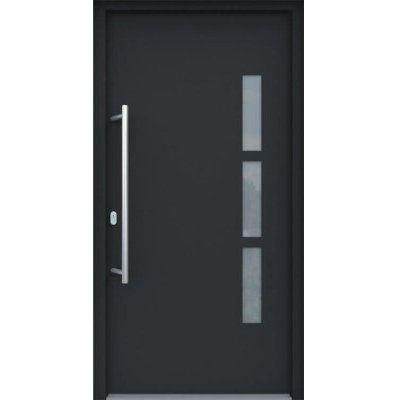 ARON vchodové dveře 3131-1 antracit 100 x 210 cm L – Hledejceny.cz