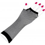 Dlouhé společenské rukavice síťované, bezprsté černá – Zbozi.Blesk.cz