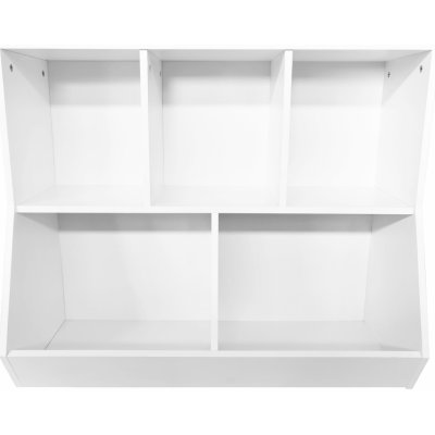 Regál Aga 90x30x75 cm bílý – Zbozi.Blesk.cz