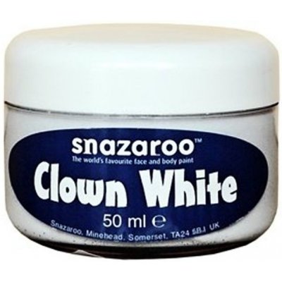 Snazaroo barva na obličej 50ml Bílá Klaunská – Zboží Dáma