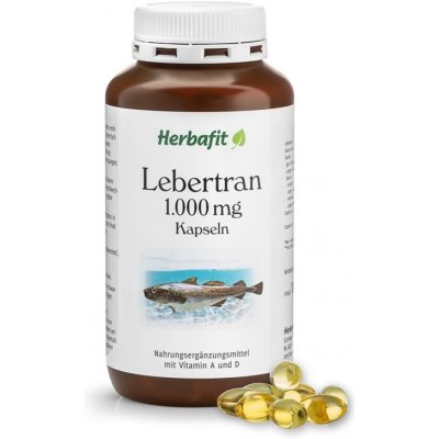 Herbafit Olej z tresčích jater 1000 mg 180 kapslí – Hledejceny.cz