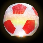 VOGadgets Lampion přání Fotbal Červená – Hledejceny.cz