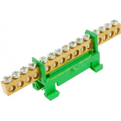 ELCON PE 15 dodatečný nulový můstek zelený 15 svorek – Hledejceny.cz