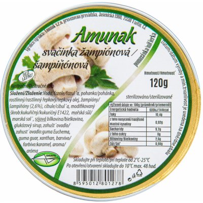 Amunak Žampionová Svačinka 120 g – Zboží Dáma