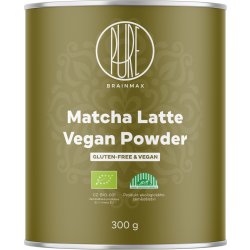 BrainMax Pure Matcha Latte Vegan, BIO, 300 g