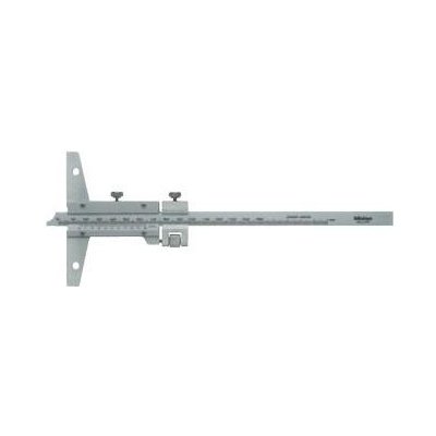 Mitutoyo Hloubkoměr s noniem a s jemným dostavěním 0-600mm/0,02mm 527-104 – Zboží Mobilmania