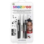 Snazaroo Štětce s barvou Černobílé 2 barvy – Zboží Dáma