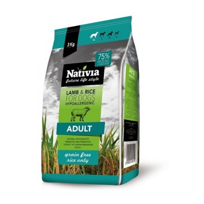 Nativia Adult Lamb & Rice 3 kg – Zboží Mobilmania