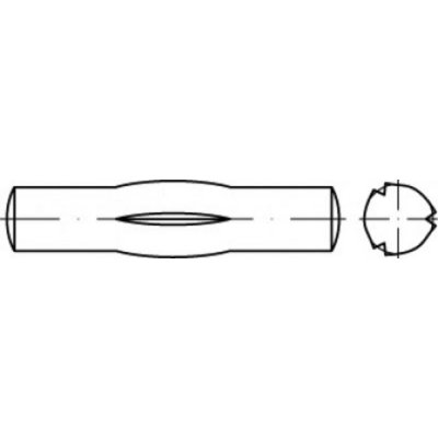 TOOLCRAFT TO-5437986 částečně rýhovaný válcový kolík 1.5 mm ocel 250 ks – Hledejceny.cz