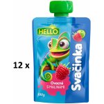 Hello ovocná kapsička s Malinami 12 x 100 g – Sleviste.cz