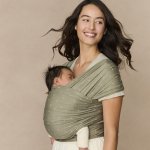 ErgoBaby AURA WRAP Olive Diamonds – Zboží Dáma