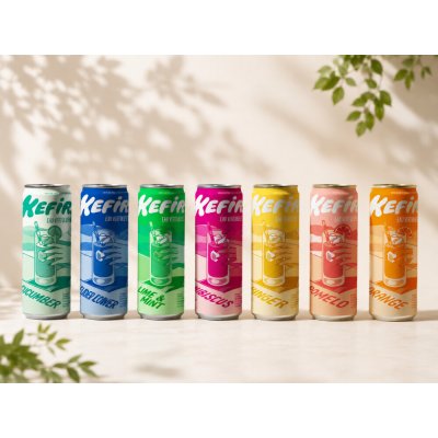 Kefir Eau Vertueuse kompletní degustační sada bio vodních kefírů 7 × 250 ml – Sleviste.cz
