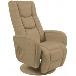 Halmar Masážní polohovací křeslo Saron béžové – Hledejceny.cz
