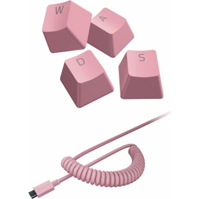 Razer PBT Keycap + Coiled Cable Upgrade Set - Quartz Pink - US/UK RC21-01491000-R3M1