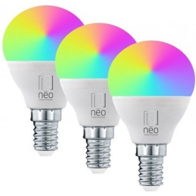 Immax NEO LITE SMART LED E14 6W RGB+CCT barevná a bílá, stmívatelná, Wi-Fi, P45, TUYA, 3ks – Zboží Mobilmania
