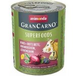 Animonda Gran Carno Superfoods Adult hovězí červená řepa ostružiny pampeliška 800 g – Zboží Mobilmania