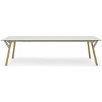 Varaschin rozkládací Link obdélníkový 160-205x90x72 cm rám kov nohy teak deska HPL kat. A – Hledejceny.cz