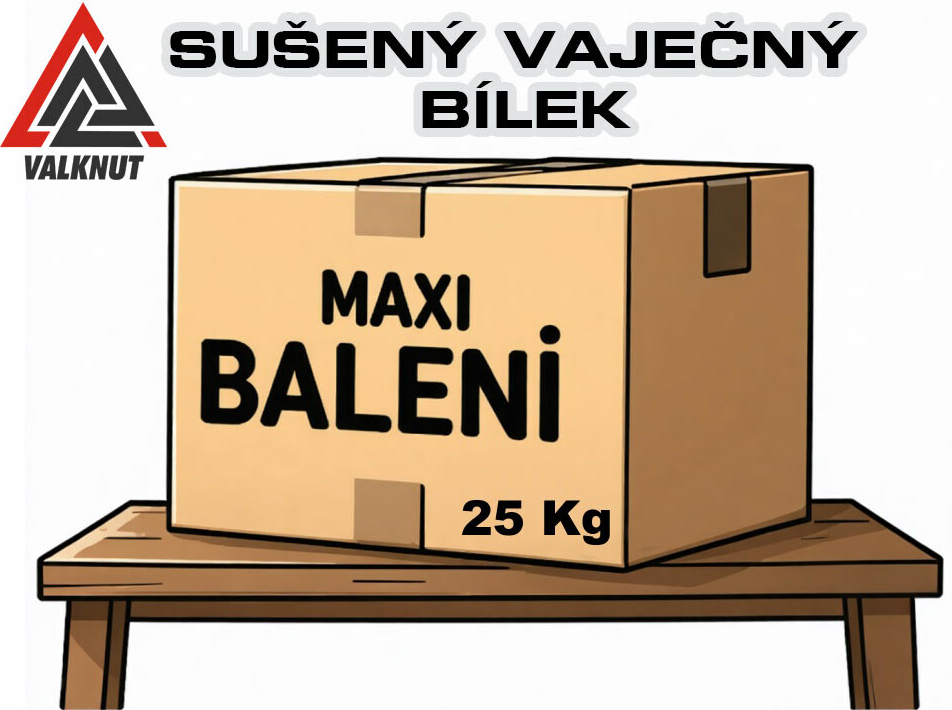 VALKNUT Vaječný protein sušený bílek 25000 g