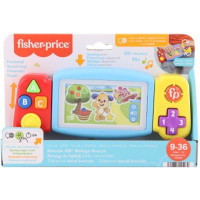 Fisherprice Zábavná herní konzole CZ/SK/EN/HU/PL HNN39 TV