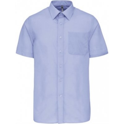 Kariban pánská košile s krátkým rukávem ACE světle modrá – Zboží Mobilmania