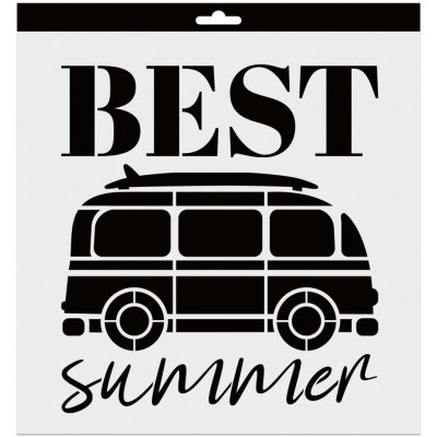 Aladine Šablona 28x28 cm Best summer – Zboží Dáma