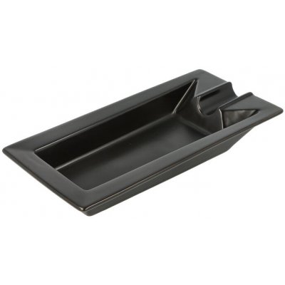 Angelo Doutníkový popelník 1D keramický, matný černý – Zboží Dáma