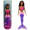 Panenka Barbie Mattel Barbie mořská panna černovláska