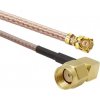 síťový kabel W-star Pigtail u.FL (IPEX MHF1) RSMA/M 90° úhlový ca 23cm WSUFLRSMAM