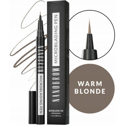 Nanobrow Microblading Pen tužka na obočí warm blonde 1 ml – Hledejceny.cz