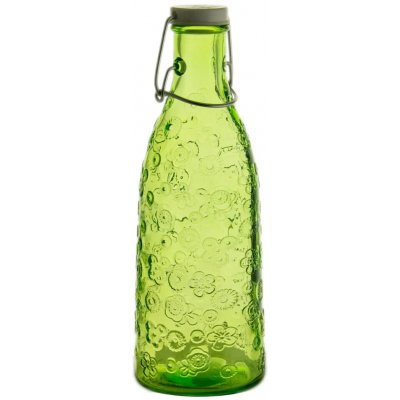Lahev na mléko FLORA, pr.10x28cm/1L, sv. zelená|Vidrios San Miguel|Recycled Glass – Hledejceny.cz