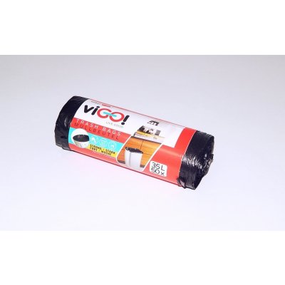 viGO Sáčky 35L 6µm 50ks černé – Zboží Dáma